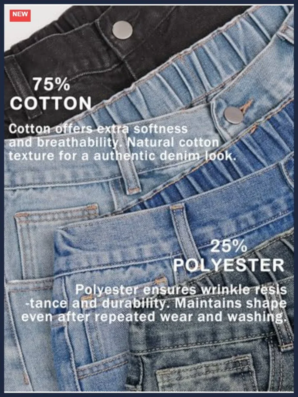 Men's Baggy Jean Shorts Loose Fit Streetwear Jorts Vintage Wash